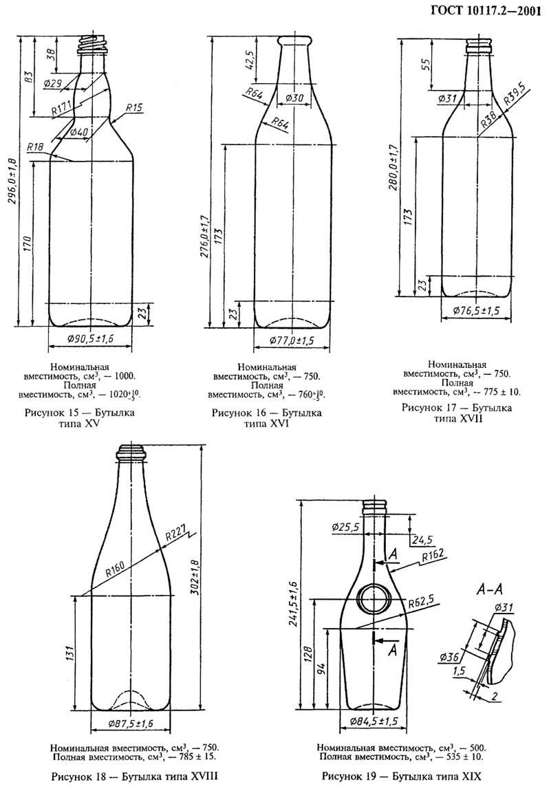 Размер пивной бутылки. Бутылка ГОСТ. Чертеж бутылки 0.5 литра. Чертеж стеклянной бутылки 0.5. ГОСТ советские стеклянные бутылки.